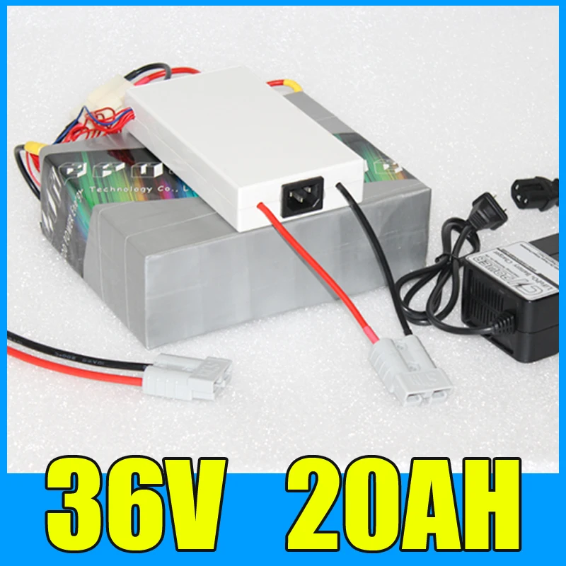 36V Lithium li-ion 20AH Battery Pack , 42V 500W Electric bicycle Scooter bafang 36v Battery , Free BMS Charger Shipping