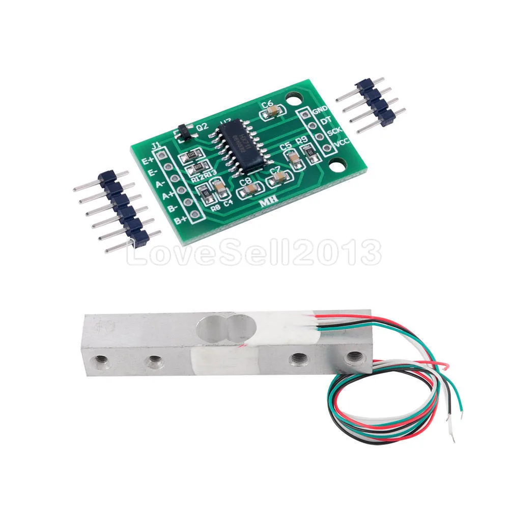 Digital Load Cell Weight Sensor 10KG Portable Electronic Kitchen Scale HX711 Weighing Bit A/D Pressure Module Board For Arduino