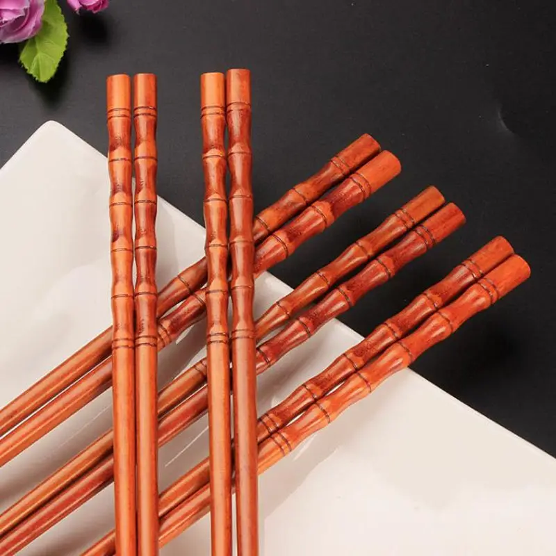 

Natural Wooden Bamboo Chopsticks Health Without Lacquer Wax Tableware Dinnerware Hashi Sushi Chinese F20173903