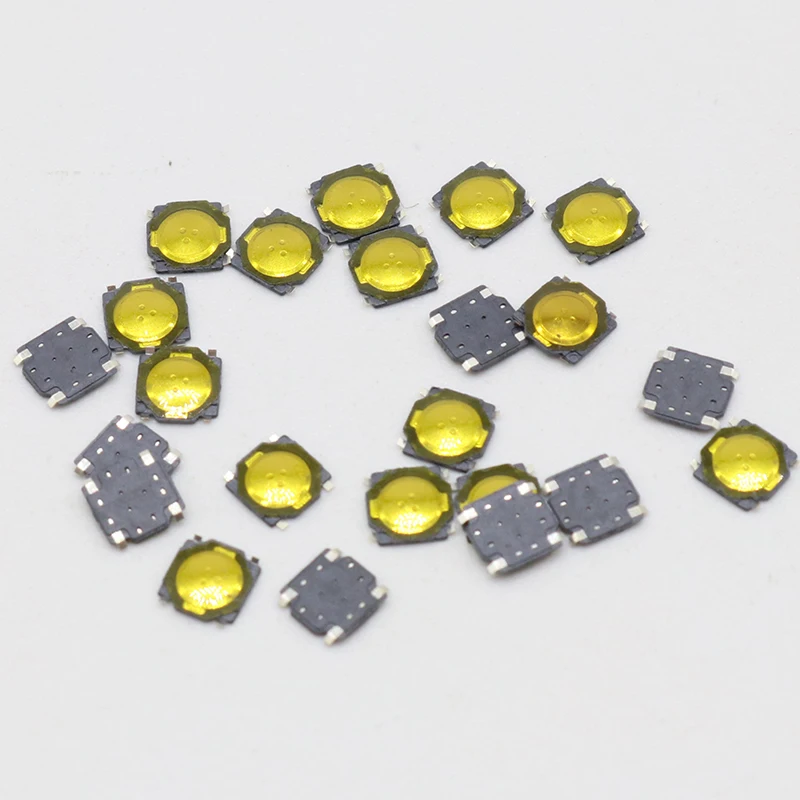 20pcs 3.7X3.7X0.35 SMD Tactile Tact Mini Push Button Switch Micro Switch Momentary SMD-4 20PCS/lot 3.7*3.7*0.35 4X4 4*4 TS-032D