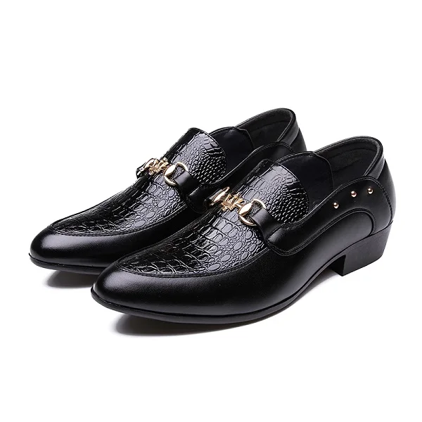 pointed toe white wedding casual men dress shoes slip-on leather business Derby Shoes flat spring shoes x1124 35
