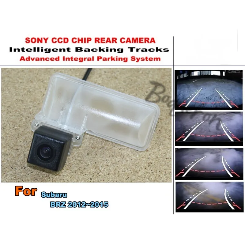 For Subaru BRZ 2012~2015 Car Intelligent Parking Tracks Camera / HD Back up Reverse Camera / Rear View Camera