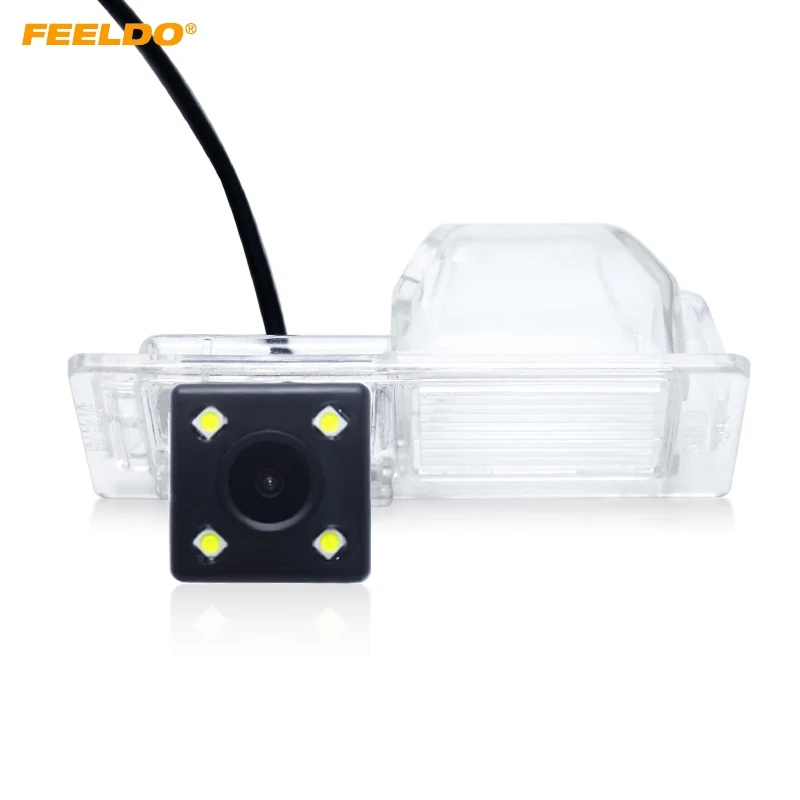 FEELDO Car Rear View Camera With 4 LED for Buick lacrosse GL8 GT Sedan Encore CHEVROLET AVEO SONIC Cadillac CTS/SRX