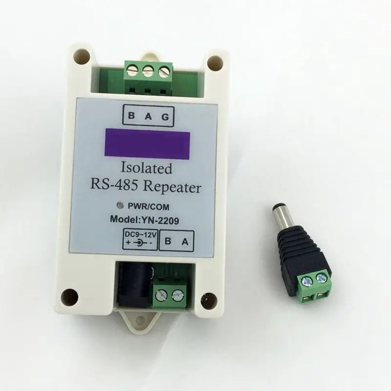 Industrial grade isolated 485 repeater communication extension RS485 amplifier DC9-24V,12V Y2209