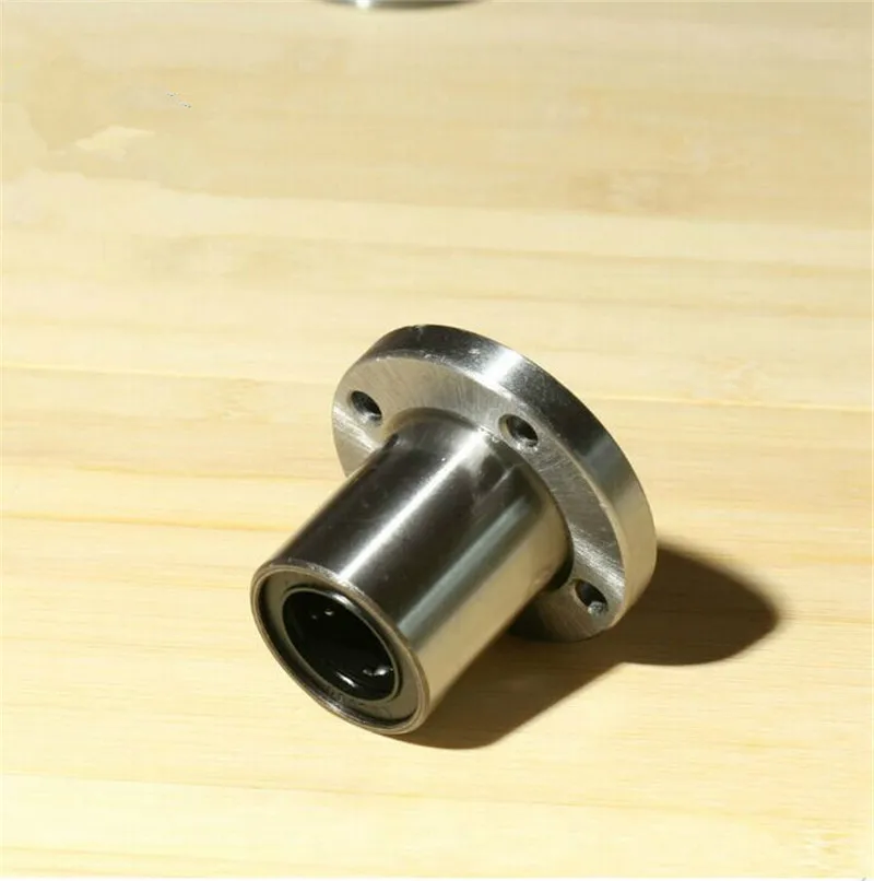 2Pcs/Lot LMF8UU 8mm Round Flange Linear Motion Bearing Bushing Ball Bearing CNC Parts Brand New