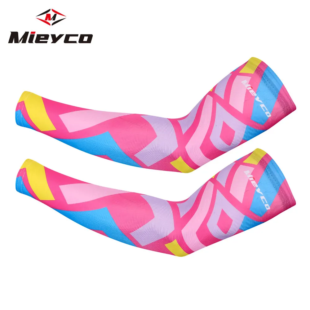 1Pcs UV Protection Running Cycling Arm Warmers Basketball Volleyball Arm Sleeves Bicycle Bike Arm Covers Golf Sports Elbow Pads