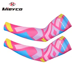 1Pcs UV Protection Running Cycling Arm Warmers Basketball Volleyball Arm Sleeves Bicycle Bike Arm Covers Golf Sports Elbow Pads