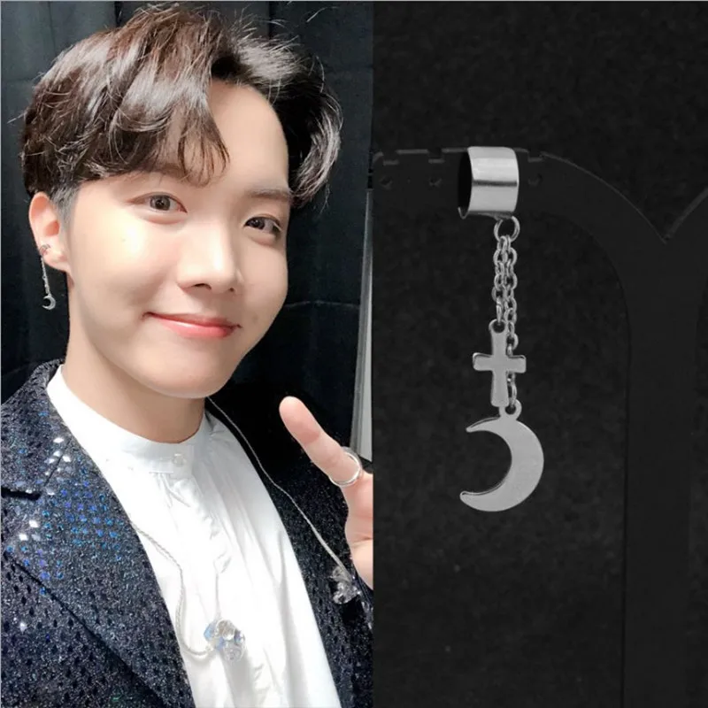 Earring Men Fashionable earrings Stainless steel earring,Men's jewelry,accessory, hipster, grunge style, punk,Minimalism earring