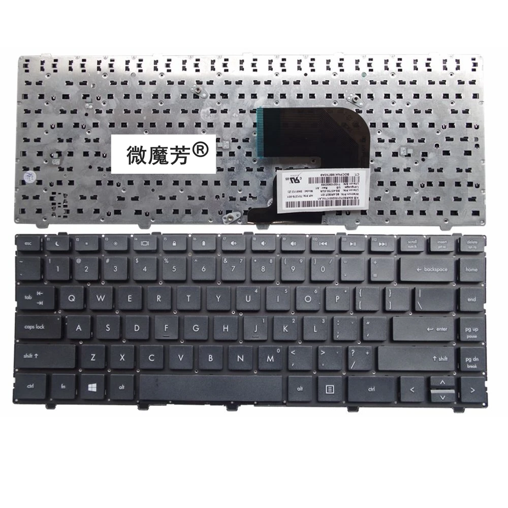 

US Black New English keyboard FOR HP FOR ProBook 4340s 4341s 4345s 4346s Laptop Keyboard