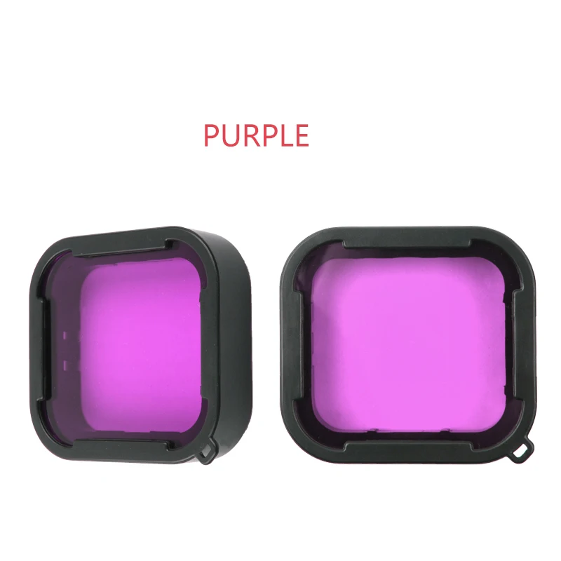 Diving Filter Red Pink Purple waterproof Case Underwater Housing Dive Filtors For Gopro Hero 5 6 7 Black For Go Pro Accessory