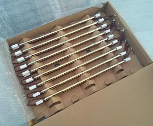 Medium Wave Quartz Heaters for Glass Screen Printing