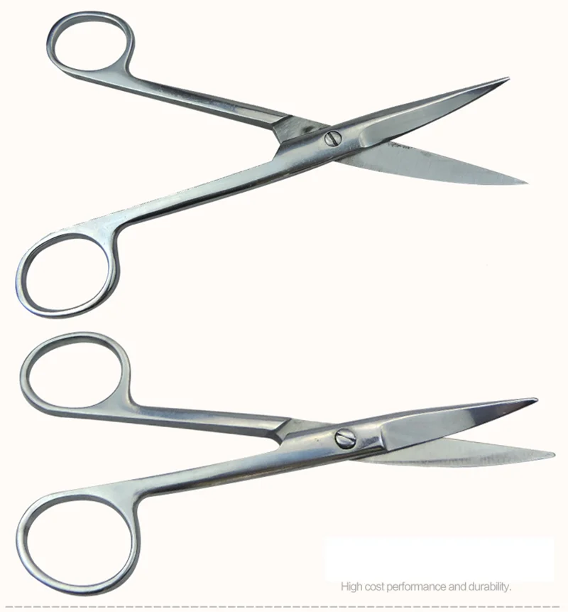 Surgical Scissors Stainless Steel Veterinary Tools for Pet Livestock Cattle Sheep Anatomy Equipment