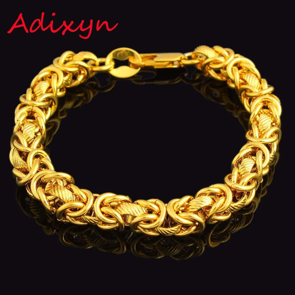 New Trendy Dubai Gold Bracelet Jewelry  For Women Men18K Gold Color Ethiopian/African/India/Kenya Bracelet Jewelry