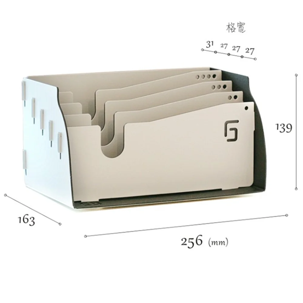 DIY Plastic Desk Letter Holder Accounting Instrument Rack Document Holder Office Supplies