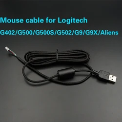 Mouse cable for logitech G402 G403 G5 G500 G500S G502 G9 G9X Aliens Brand USB  Mice Line Replacement wire