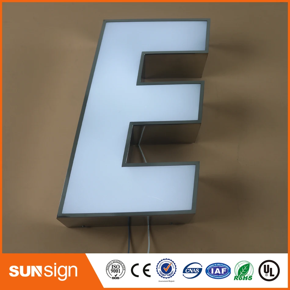 

New Arrival! outdoor frontlit channel letters business sign logo for decoration