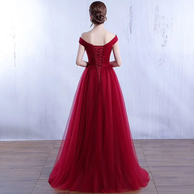 Dongcmy Nieuwe Elegant Off Shoulder Party Jurken Formele Jurk Lange Grote Moeder Van De Bruid Jurken Vrouw Plus Size Wedding gown