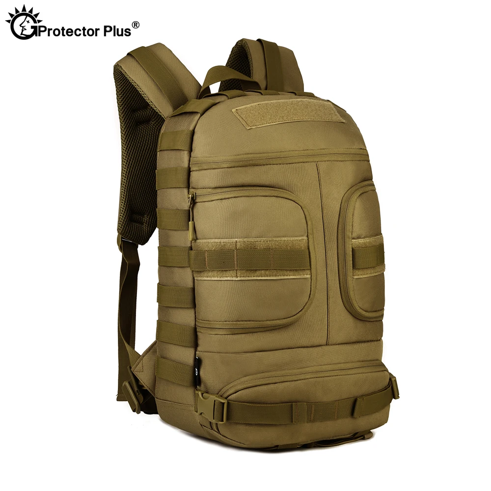 

PROTECTOR PLUS Tactical Backpack Outdoor Nylon Durable Riding Mountaineering Travel Climbing Unisex High Capacity Bag