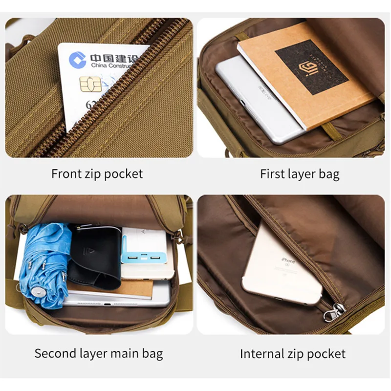 Scione Bolso de Pecho táctico con Carga USB - imagen 5