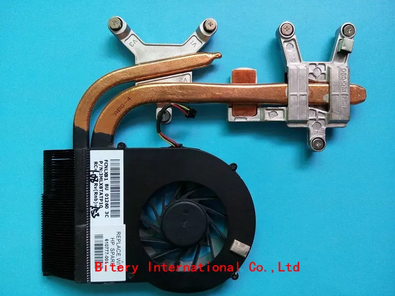 For CPU Cooling Fan For HP DV6-3000 DV7-4000 & Heatsink 610778-001 631743-001 / DC5V 0.35A 3pins