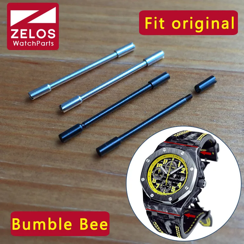 

watch Screw tube For AP ROO royal-oak-offshore 42mm bumble bee Chronograph watch carbon fibre case screws rod 26176 parts