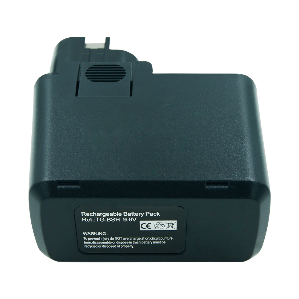 2PCS 9.6V 2000mAh Ni-CD Rechargeable Battery for Bosch  Power Tool BAT001 2607335037 2607335072 2607335152