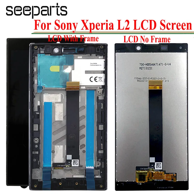 

NEW 5.5" For Sony Xperia L2 LCD Display Touch Screen Digitizer Assembly Replacement for sony l2 lcd Display