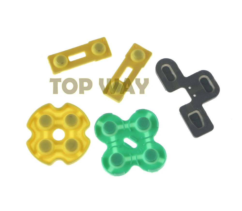 120sets/lot Conductive Rubber Contact Pad Button D-Pad for playstation 2 PS2 Controller ChengChengDianWan