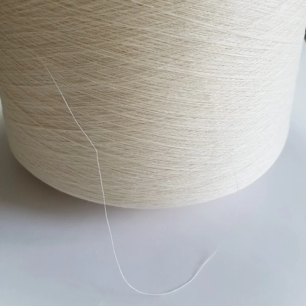 100% Natural linen yarn 1ply Diameter about 0.5mm weight about 1.5 kilogram/cone knitting yarn