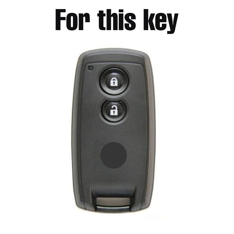 Silicone Key Case Cover For Suzuki SX4 Swift Grand Vitara Scorss XL-7 Keyless Fob Shell Skin Holder Protector