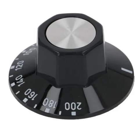 CHIÊN BÌNH GIỮ NHIỆT NÚM ĐIỀU KHIỂN ĐẨY VÀO LOẠI EGO 0 60 200 50mm CHO 6mm TRỤC 4.6mm