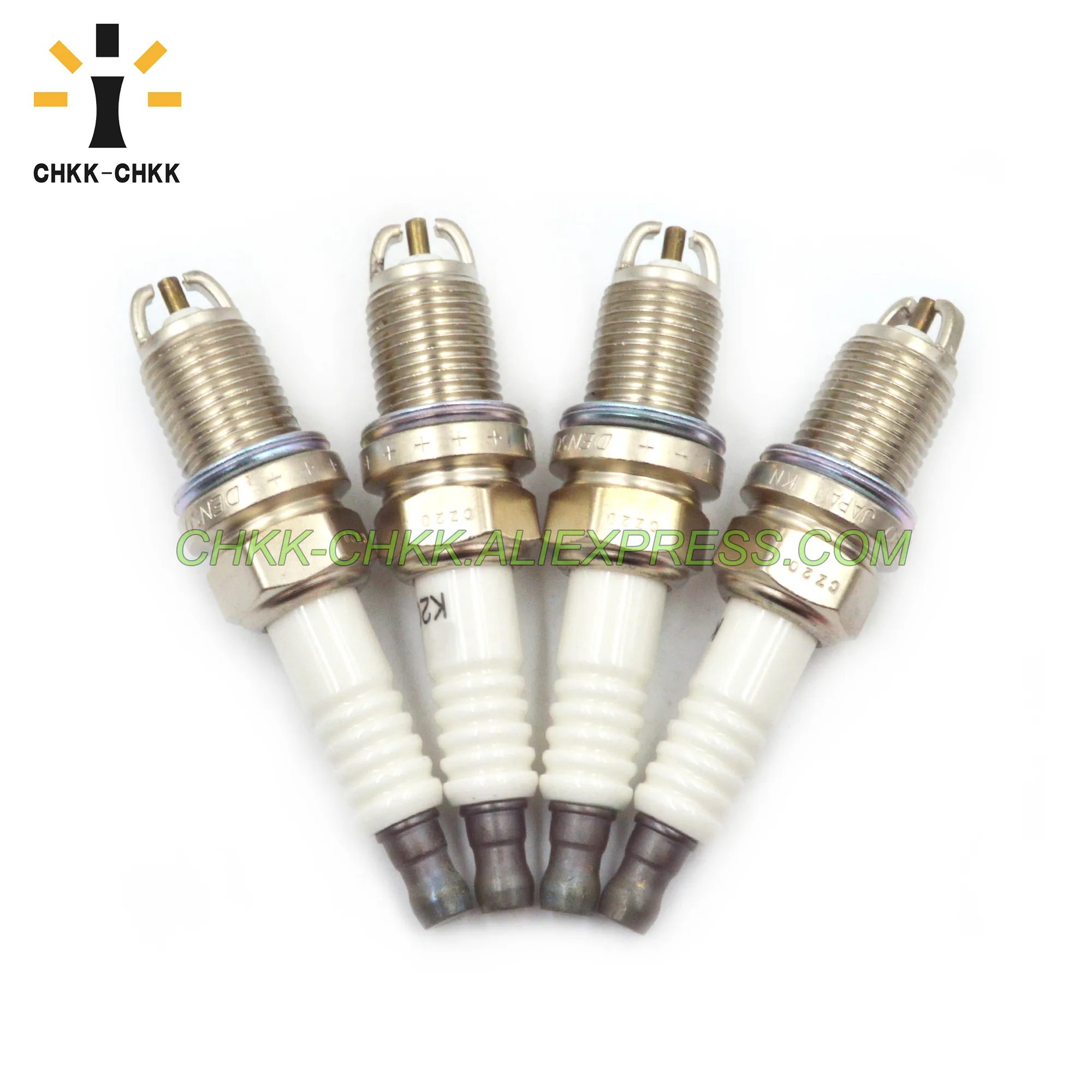 10PCS CHKK-CHKK Laser Iridium POWER SPARK PLUGS 90919-01198 for TOYOTA CARINA FF CELICA CORONA CAMRY GAIA 9091901198