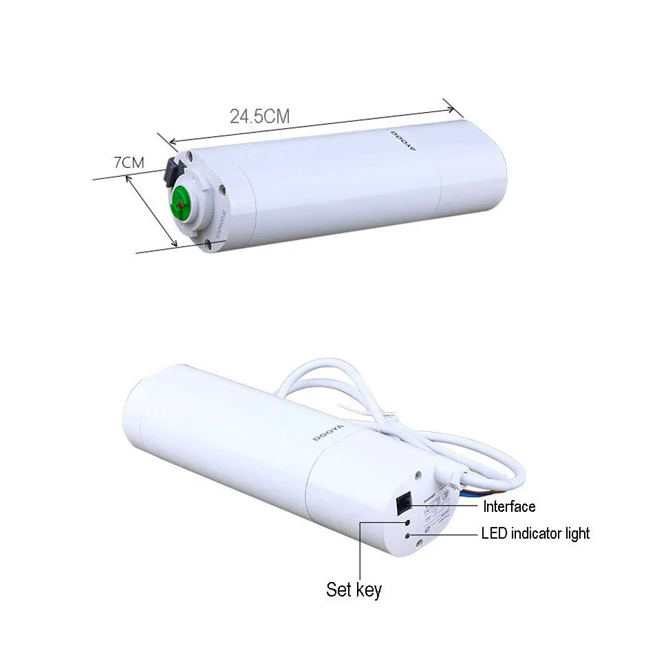 Dooya Động Cơ Điện Rèm Rèm DT52E 75 W Mở/Đóng Động Cơ RF433 Điều Khiển Từ Xa Thông Minh Tự Động Hóa Nhà, dự án Đặc Biệt Động Cơ, 220 V