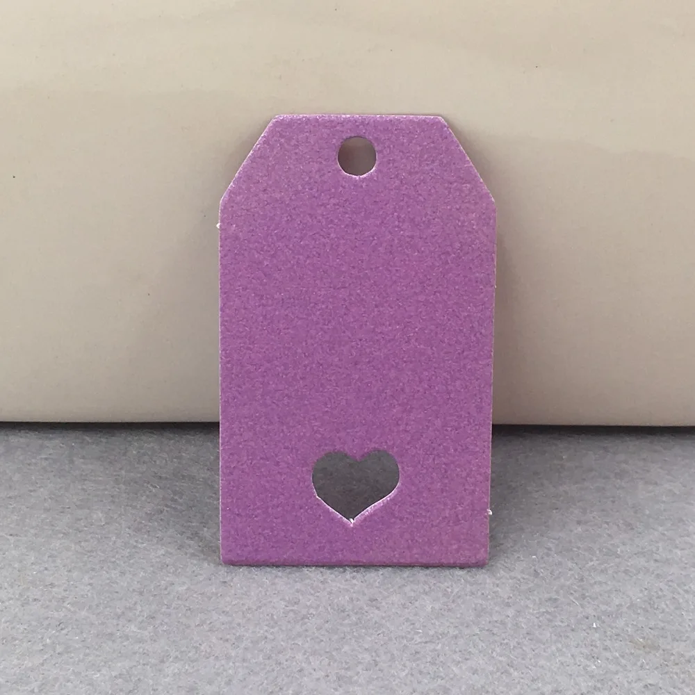 100 pz kraft di carta del cuore della cavità di tag regalo dei monili etichetta tag per il regalo/prodotti di cerimonia nuziale nota tag, prezzo tag