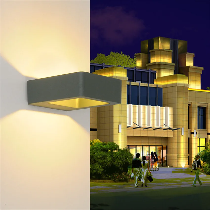 LED Wall Light Outdoor Waterproof Porch Light Garden Lamp Modern Indoor Wall Lamps Living Room Corridor Patio Lighting NR-113