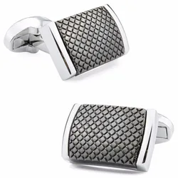 Formal Metal Cuff Button Men Fashion Cufflinks for Wedding Business Jewelry