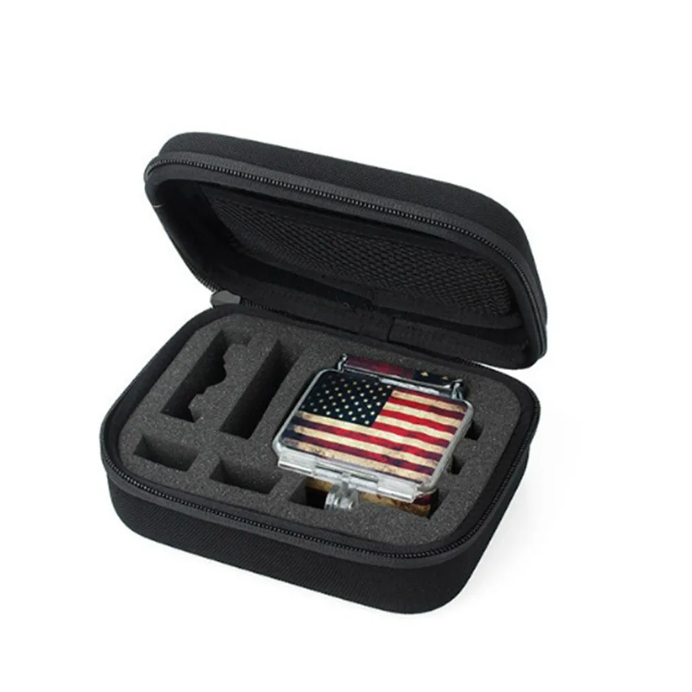 New Waterproof Portable Carrying and Travel Case for Gopro Action Cameras Mini Protective Storage Bag for Gopro Hero 5 6 Sjcam