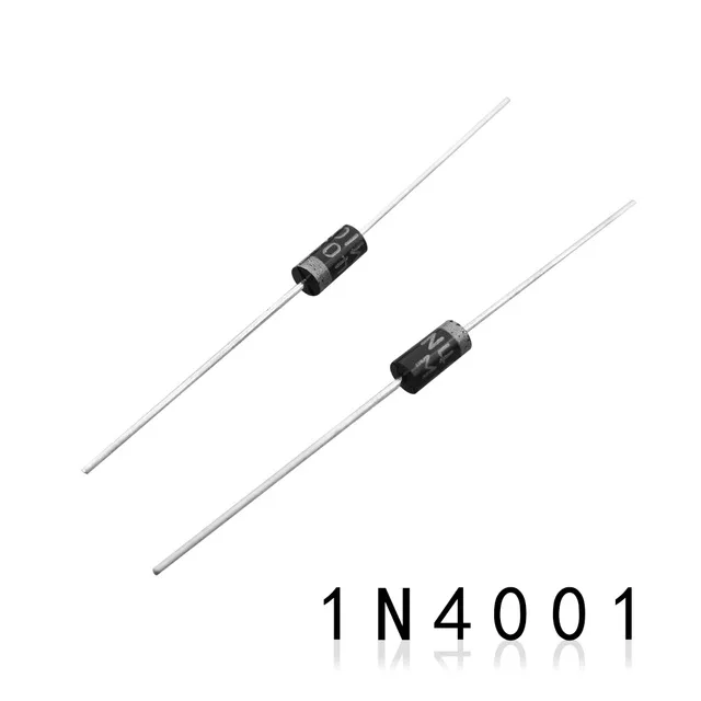 

100pcs 1N4001 IN4001 Rectifier Diode 1A 50V DO-41