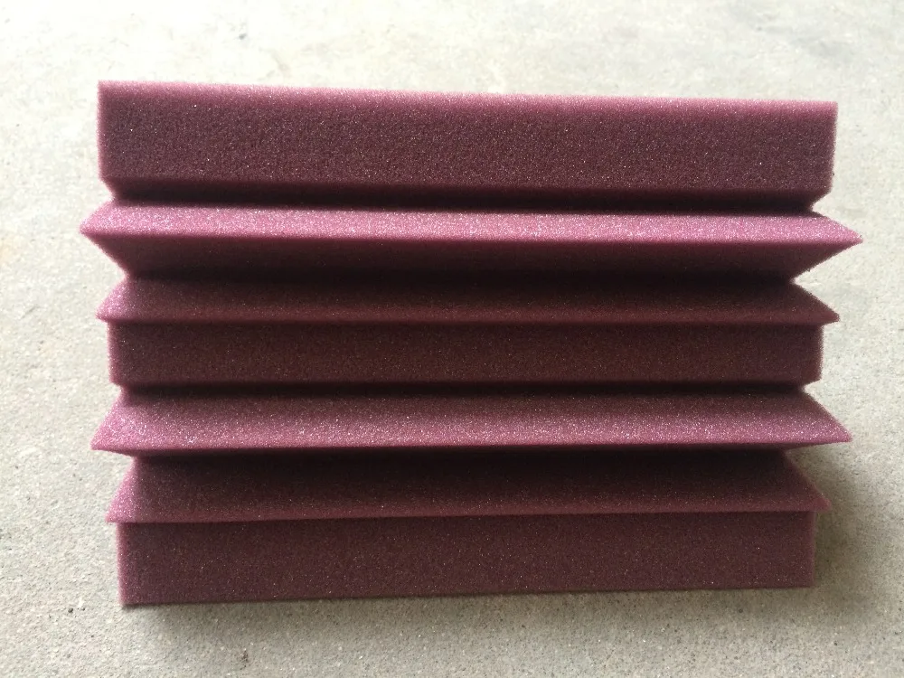 4 PCS ACOUSTIC STUDIO BASS TRAP IN BURDUNDY COLOR BEST PRICE AND GOOD QUALITY