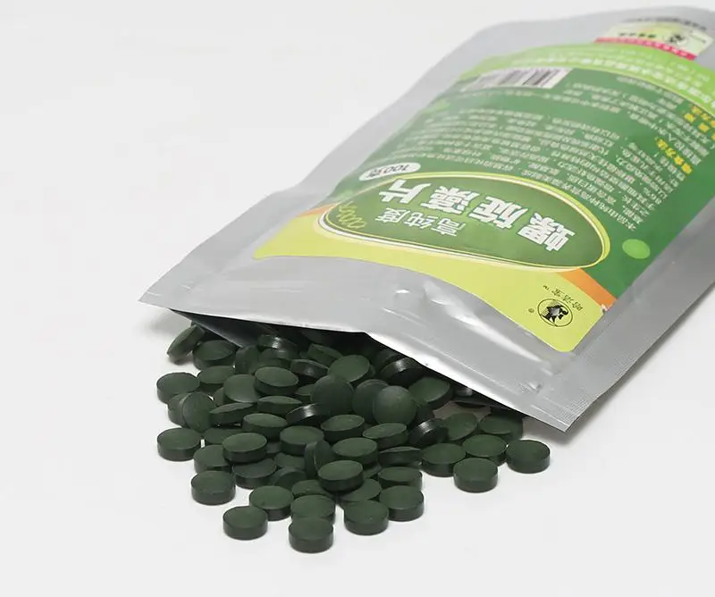 100g Aquarium Spirulina Flake Tablets For Crystal Red Shrimp Guppies Small Shaped Swordfish Fish Tank Precipitated Pellet Food