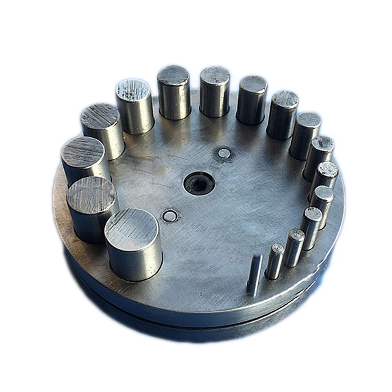 Cortador de disco de Metal, perforadora Circular de 17 agujeros, herramientas de estampado de procesamiento de joyería DIY, HJ-B80