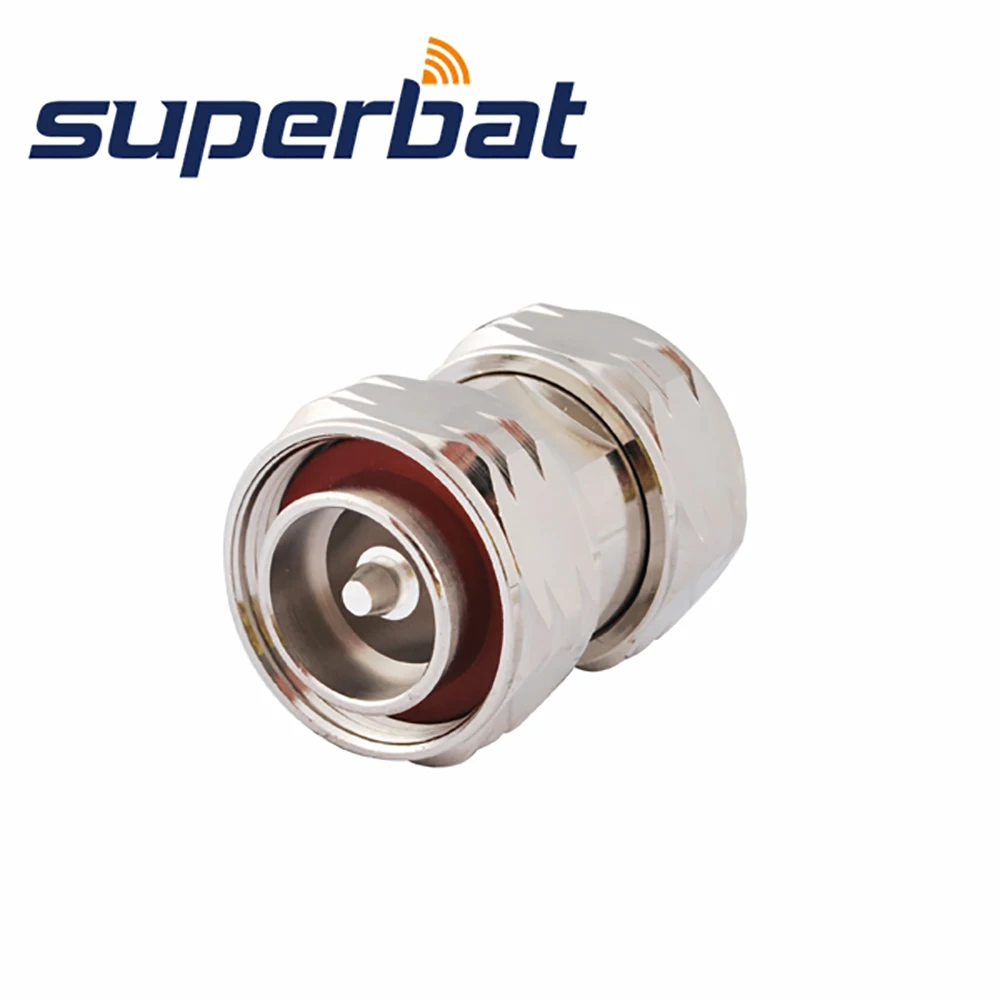 Superbat 7/16 Din Adapter Plug to Male Straight (hexagon) RF Coaxial Connector