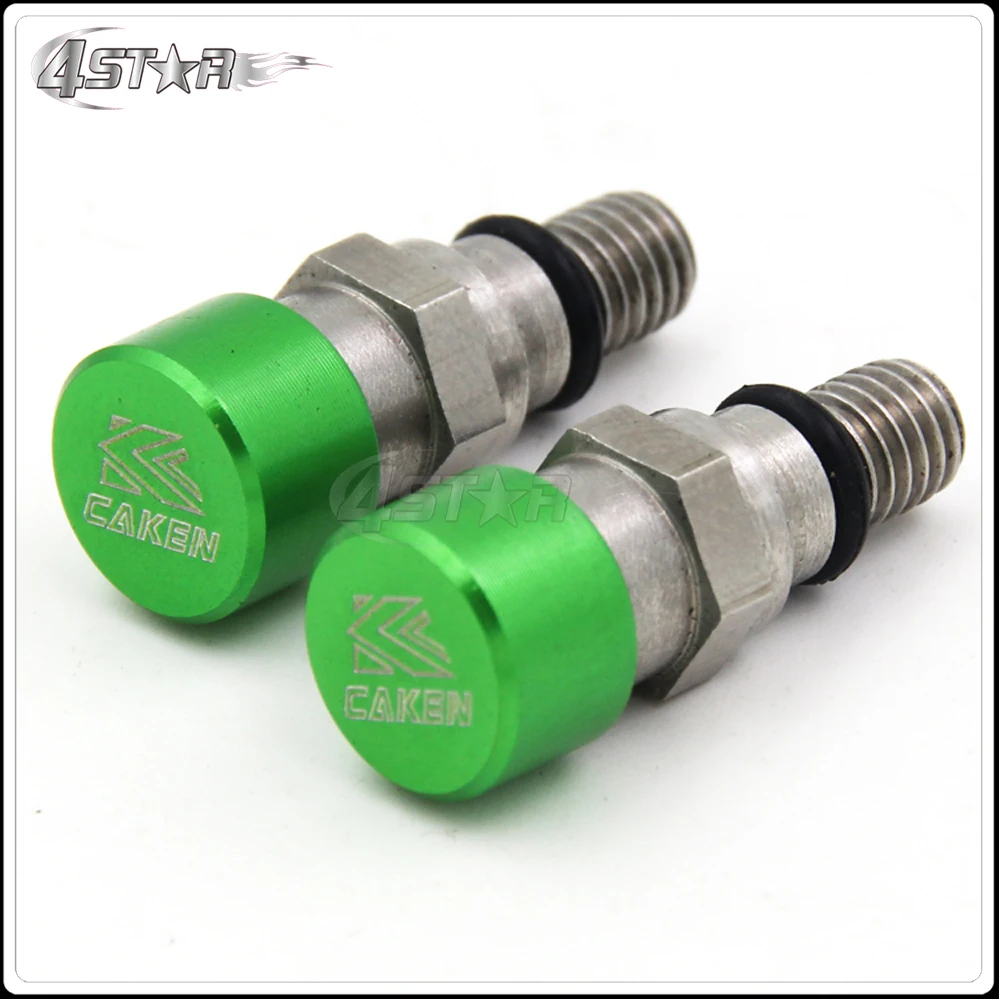 M5*0.8mm Green Fork Air Bleeder Relief Valve Screw Motorcycle For KAWASAKI KX125 KX250 KXF250 KXF450 CRF450 YZ125 WR250