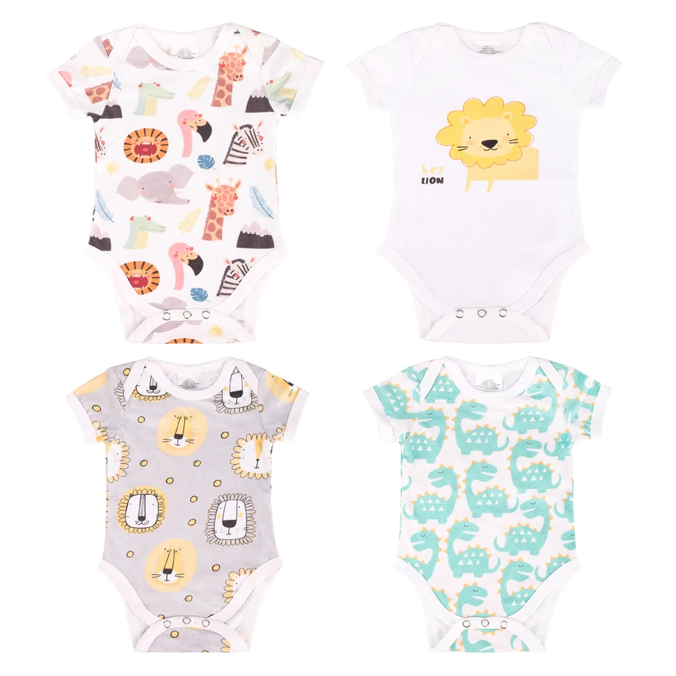 Happyflute Cotton Unisex 2pcs Set Baby Clothes Toddler Leotard Baby Romper