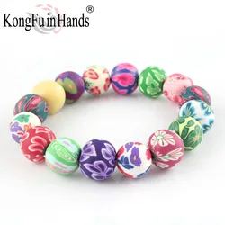 Hot new wholesale polymer clay beads bracelets Handmade don't fade ethnic jewelry unique handmade polymer Bracelet