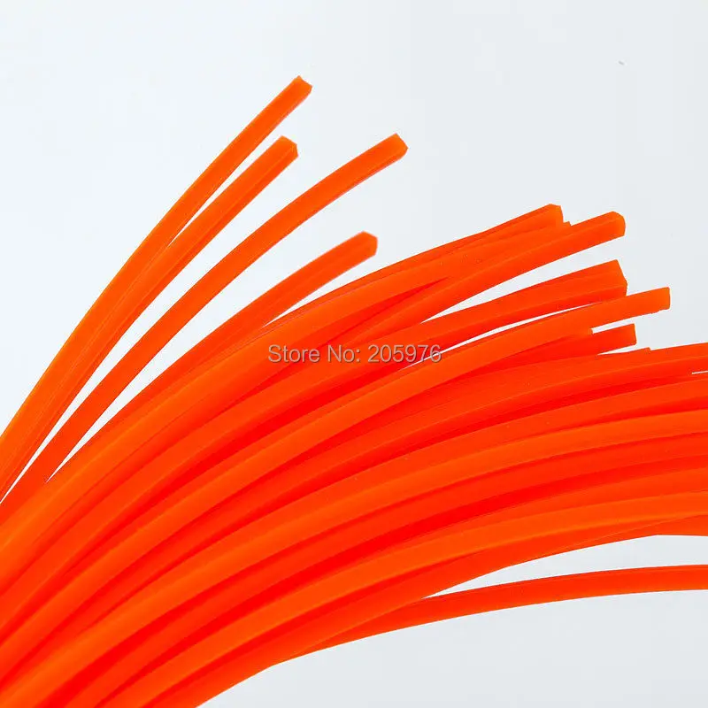 New Model Pre-Cut 3.0MMX40CM Square Trimmer Line 100pcs/pack  for Whipper Sniper Brush Cutter