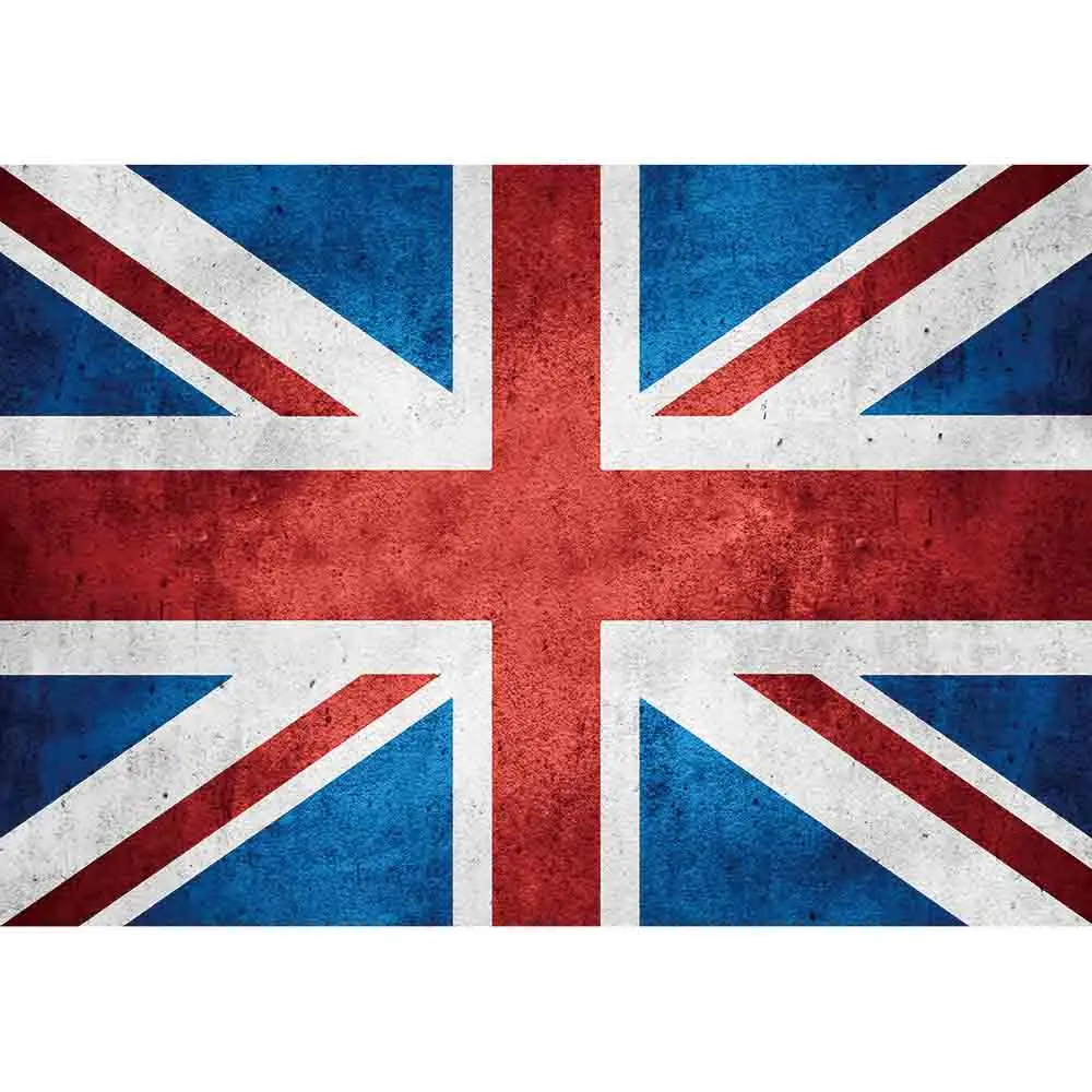 Allenjoy Nền Chụp Ảnh Người Anh Biểu Ngữ Cờ Vintage Họa Tiết Tiệc Lễ Hội Album Ảnh Photocall Chụp Ảnh Phông Nền