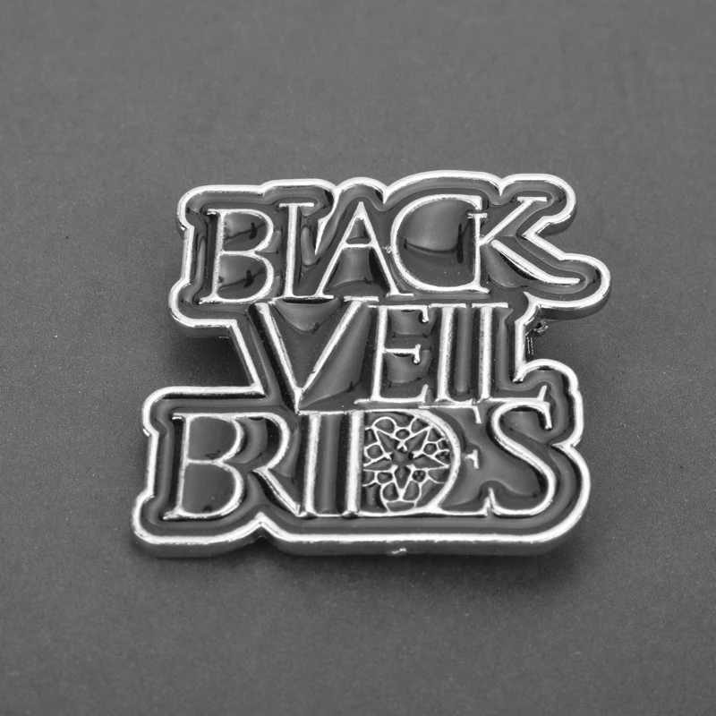 Rock Band Brooch Black Veil Brides Rock Music BVB Logo Brooches Enamel Pin Brooch Badge Brooch for Women Men Gift-40