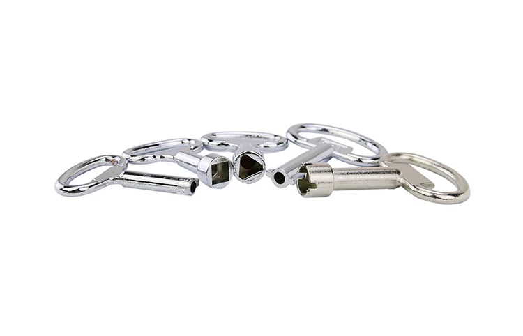 5pcs Electrical Cabinet Keys In Case Emergency Situation Stainless Stell Material Professional Locksmith