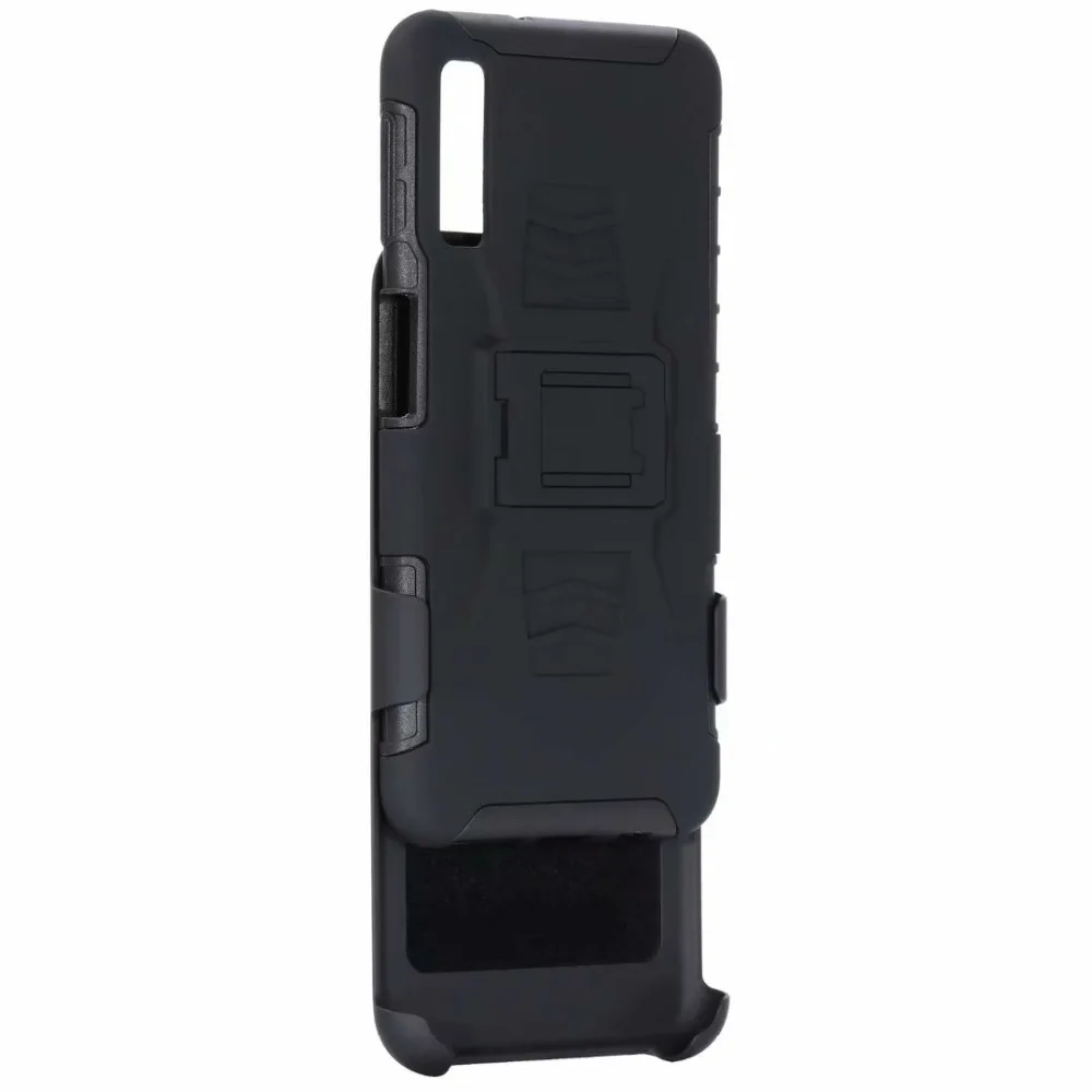 ShockProof Heavy Duty Armour Tough Stand Case With Belt Clip For Samsung Galaxy A7 2018/A750
